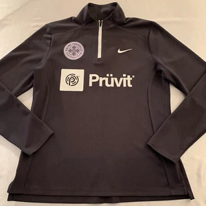 Racing Louisville Pullover Womens Medium 1/4 Zip Gray Nike Pruvit New NWOT - Picture 1 of 10