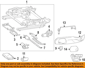 Mercedes MERCEDES-BENZ OEM 12-16 SLK55 AMG Seat Track-Cap Right 17291801009051 - Picture 1 of 1