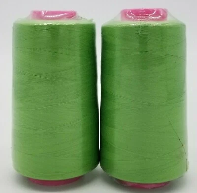 2-Pack Big Spools Sewing Serger Quilting Multi Purpose T27 Thread 6000 YDS Cone - Image 1 of 4