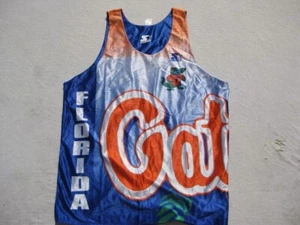 Vintage reversible 80s 90s Florida Gators #35 NCAA Basketball Starter Jersey XL - Picture 1 of 10
