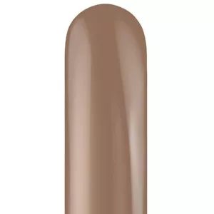 260 Modeling Latex Balloon - Tuftex - Cocoa Brown - Twisting Entertainer - 50ct - Picture 1 of 2