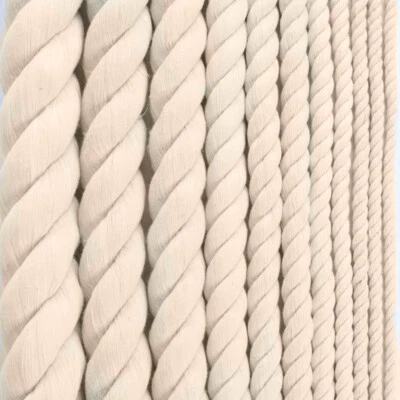 GOLBERG Premium 100% Natural Twisted Cotton Rope - Choose from Many Sizes - Image 1 of 3