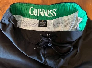 NEW Guiness Men’s Lined Swim Trunks Elastic Suit Board Shorts Size Medium - Picture 1 of 6