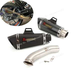 Exhaust Tips Mid Link Pipe System Modified For Duke 390 125 250 RC390 2017-2020 - Picture 1 of 16