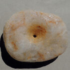 large 76mm ancient neolithic quartz african stone bead mali sub sahara #700