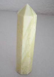 Obelisk aus Serpentin - Edelstein 89 * 21 mm - Chakra - Massage Stab -  - Bild 1 von 5