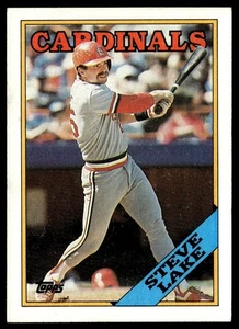 1988 Topps Steve Lake St. Louis Cardinals #208 - Picture 1 of 2