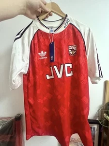 Adidas Arsenal Retro 90-92 Home Jersey H31143 Genuine from Emirates Stadium 2021 - Picture 1 of 4