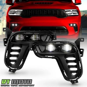 For 2021-2025 Dodoge Durango LED Bumper Fog Lights Driving Lamps w/ Switch Pair - Picture 1 of 8