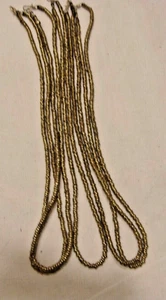 Lote de 5 Collares Espaciadores de Cuentas de Metal Kuchi Tribal Heishee Hecho a Mano Danza del Vientre 50775 - Imagen 1 de 7