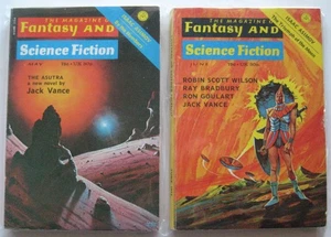 FANTASY SCIENCE FICTION May June 1973 The Asutra by Jack Vance (serial) - Picture 1 of 1