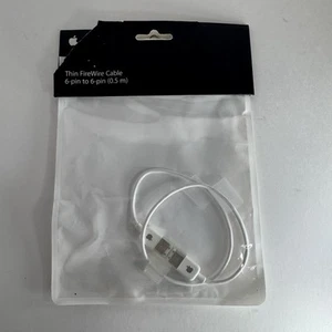 Apple Thin FireWire Cable 6 to 6 pin 0.5m - Afbeelding 1 van 6