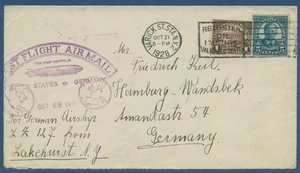 Zeppelin LZ 127, Amerikafahrt 1928, Brief Amerikanische Post (X41498) - Bild 1 von 2