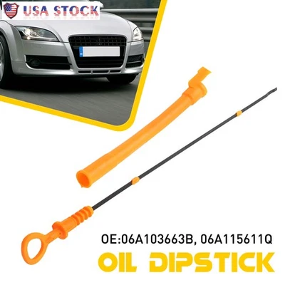 Para Audi TT TT Quattro/VW Jetta Golf 1.8 Barra de inmersión de aceite y tubo de varilla de inmersión de aceite EE. UU. Foto 1 de 4