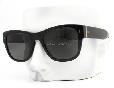 Gafas de sol Dolce Gabbana DG 4338F 501/87 lentes pulidas negras grises con estuche  Foto 1 de 4