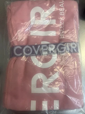 Toalha COVERGIRL ultra leve para piscina e praia verão rosa *NOVA* - Imagem 1 de 2