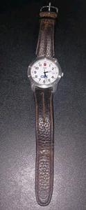 Victorinox Swiss Army Watch CSX Railraod Award Stainless Leather 100m Glows🚂🔥 - Picture 1 of 5