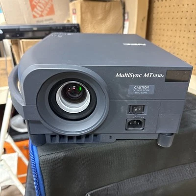 NEC MultiSync MT1030+  LCD Projector 48 Lamp Hours  w/ Remote & Carrying Case - Image 1 of 4