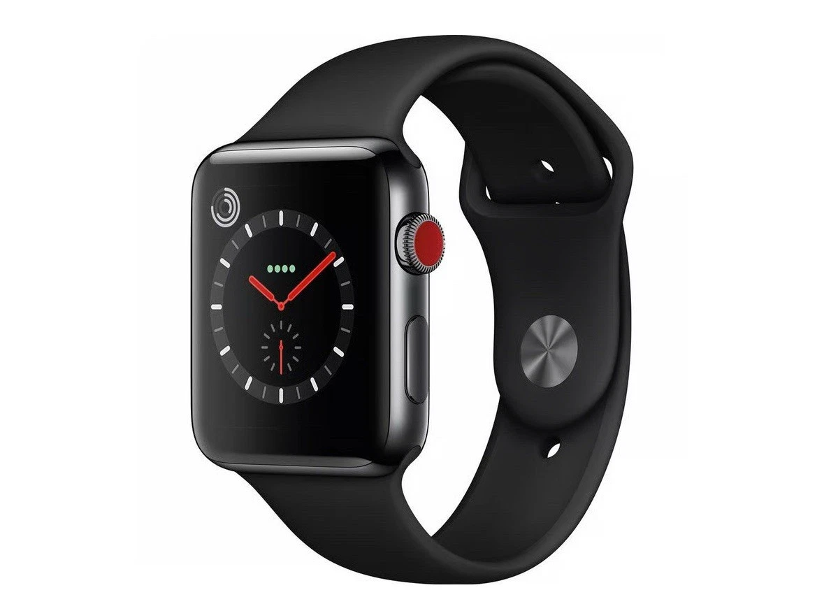 Apple Watch Series 3 Stainless Steel Case Smart Watches for iOS