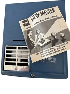 GAF View-Master 30-Watt Standard Projector W/ Red Carrying Case & Power Cord Vin - Picture 1 of 4
