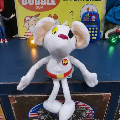 Muñeca de peluche suave de juguete vintage 2001 ratón de peligro figura de dibujos animados colección regalo Foto 1 de 4