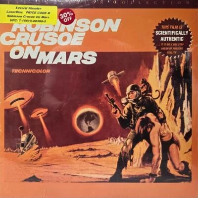 ROBINSON CRUSOE ON MARS CRITERION COLLECTION LASERDISC LASER DISC NEW SEALED - Image 1 of 2