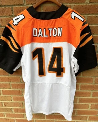 ANDY DALTON #14 CAMISETA COSIDA VINTAGE DE LOS CINCINNATI BENGALS NIKE LOCAL PARA HOMBRE 52 XL GUC Foto 1 de 4