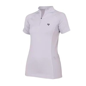 Shires Aubrion Ladies Revive Short Sleeve Base Layer - Grey - Picture 1 of 2