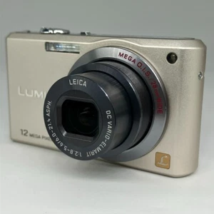 Panasonic LUMIX DMC-FX100 silver 12.2MP Compact Digital camera made in Japan - Picture 1 of 15