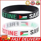 Palestine Flag Silicone Wristbands Rubber Stretch Bracelets for Women Men Teens