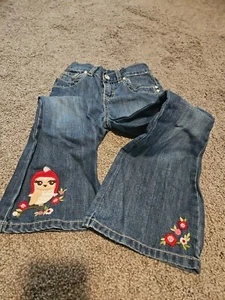 Gymboree Cozy Owl Jeans 5 - Picture 1 of 1