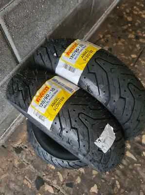 Coppia 120/90-10 66J e 130/90-10 61J PIRELLI ANGEL SCOOTER DOT2024