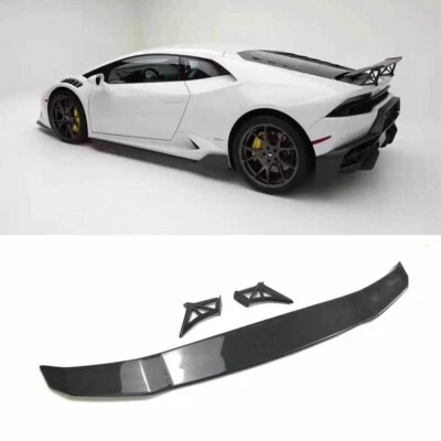 For Lamborghini Huracan LP580 LP610 Carbon Fiber Rear Wing Spoiler 2015 - 19 - Image 1 of 4