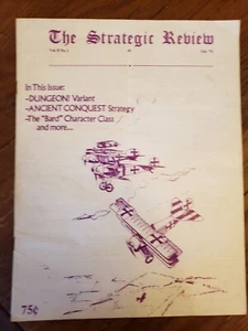 The Strategic Review TSR RPG D&D Vol 2 No 1 Feb 1976 OOP - Picture 1 of 1