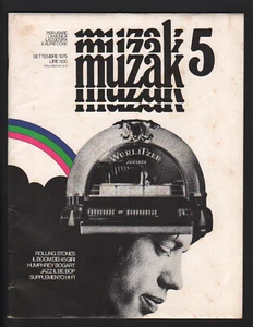 MUZAK 5/1975 ROLLING STONES HENRY COW MANZANERA + SUPPLEMENTO ALTA FEDELTA' - Picture 1 of 1