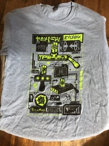 Camiseta Rick and Morty Portal Gun caja de botín exclusiva para hombre azul medio - Imagen 1 de 2