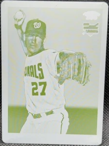 JORDAN ZIMMERMANN 2009 Topps T-206 RC PRINTING PLATE SP #1/1 Nationals One of - Picture 1 of 2