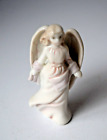 The Marbella Collection Porcelain Angel With Lavender Sash In Box