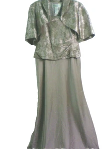 Mother of the Bride Jessica Howard  2pc size 10 gown & jacket plum formal dress - Picture 1 of 11