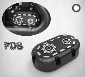 Fit H-D 2006-2017 DYNA TRIKR Smashing Gear Contrast Cut Transmission Side Cover - Picture 1 of 8