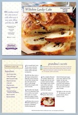 Wiltshire Lardy Cake #21 Breads - Grandma's Kitchen Recipe Card