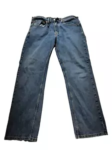 Levi's 559 Mens Jeans Size 34X32 Blue Medium Wash Denim Straight Leg Pockets - Picture 1 of 10