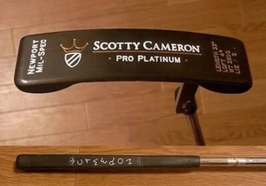 SCOTTY CAMERON PRO PLATINUM NEWPORT MIL SPEC 350G 33in Putter RH No H/C - Picture 1 of 6
