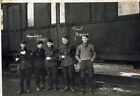1939 Happy Wehrmacht soldiers on railway car photo