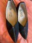 Fabulous Italian Luc Berjen Slip On Gorgeous Black Shoes EU 38.5, US 7.5