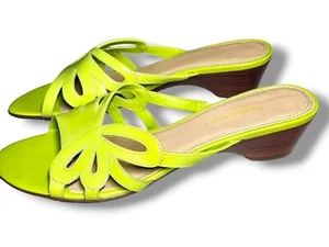 Nordstrom Naturalizer Flats Lime Green 6 & 1/2 - Picture 1 of 6
