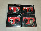 Lot of 4 Star Wars Titanium Series Helmets #'s 01, 04, 05 & 06! NEW Hasbro!