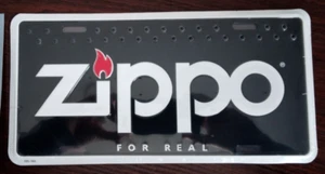 Zippo USA Händlerbestand schwarzes Nummernschild - SCHWARZ, ZIPPO FÜR ECHT - Bild 1 von 1