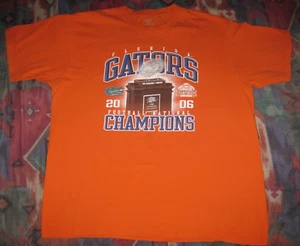 Vintage Reebok NCAA Florida Gators 2006 National Football Champs Shirt Size XL - Picture 1 of 3