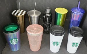 Lote de 9 vasos y botellas Starbucks raros. ¡GRAN OFERTA a $10 cada uno! ENVÍO GRATIS - Imagen 1 de 24